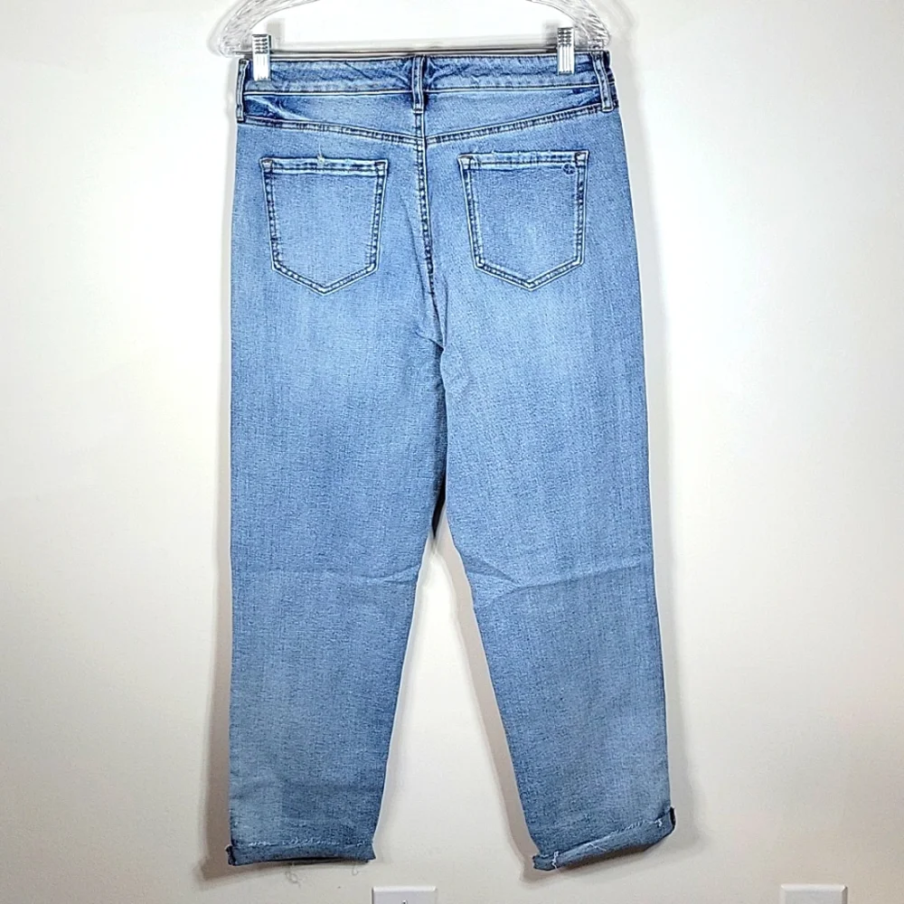 Jessica Simpson High Rise Slim Straight Lived-In Vintage Jeans Sz 30 NWT - Picture 9 of 9